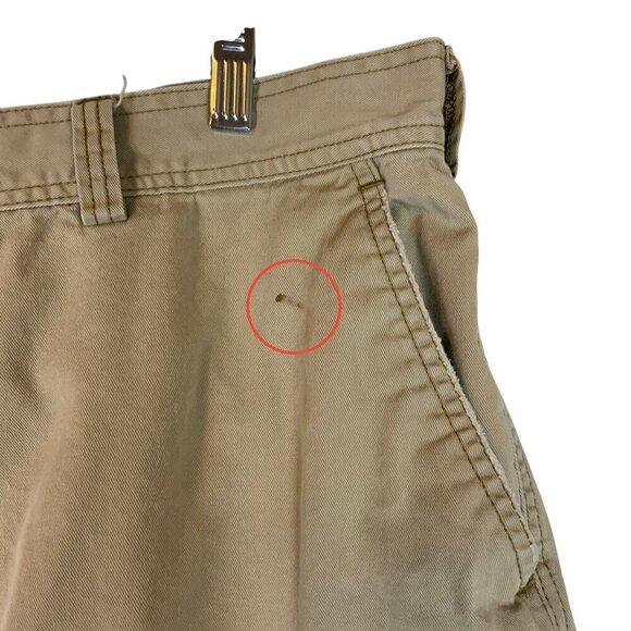 Polo Ralph Lauren Mens Khaki Cargo Shorts Size 40 Cotton With Multiple Pockets - Picture 8 of 8